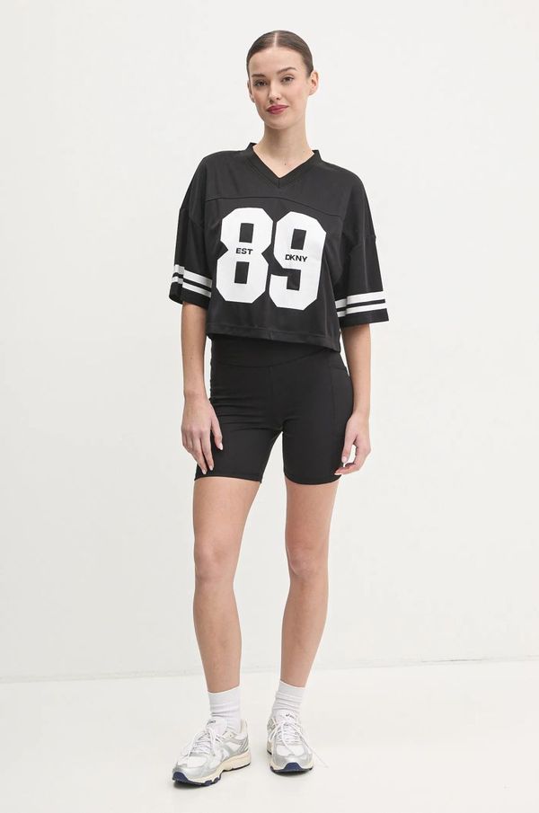 DKNY Majica kratkih rukava Dkny za žene, boja: crna, DP5T1028