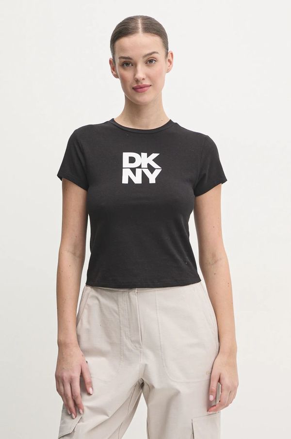 DKNY Majica kratkih rukava Dkny za žene, boja: crna, DP5T1112