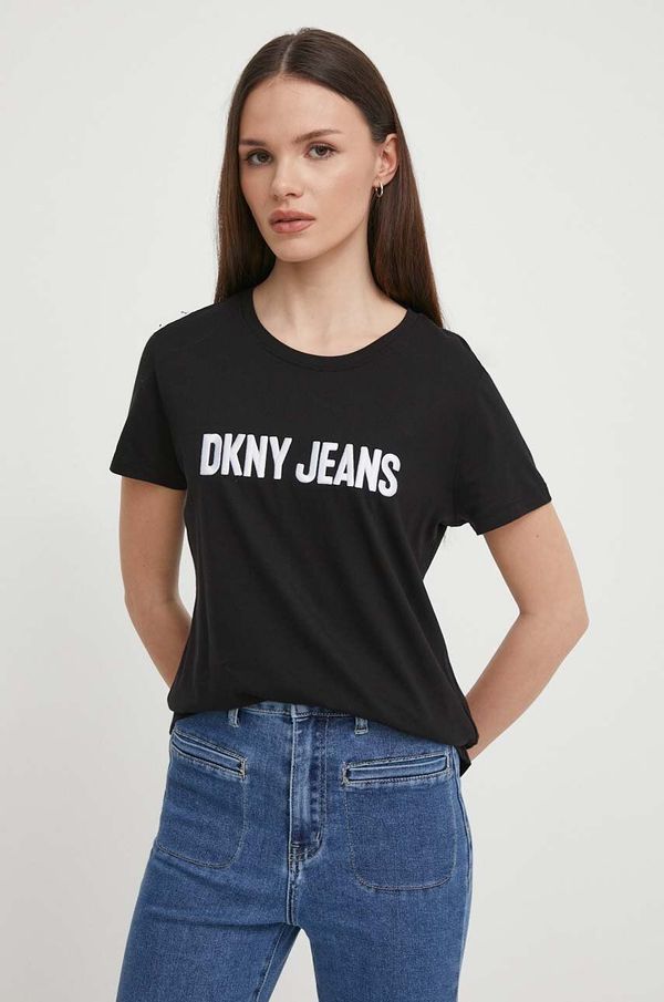 DKNY Majica kratkih rukava Dkny za žene, boja: crna