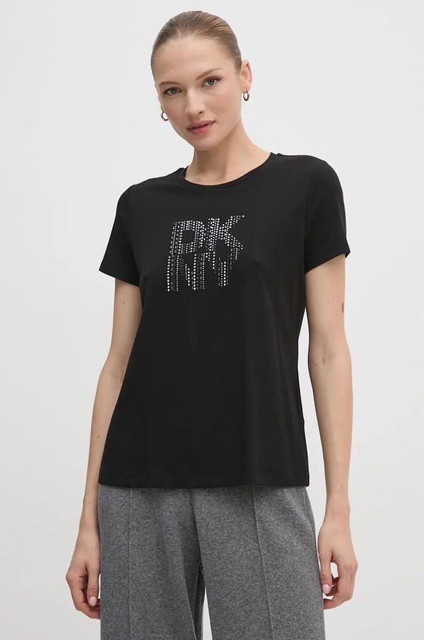 DKNY Majica kratkih rukava Dkny za žene, boja: crna, P4MHYWNA
