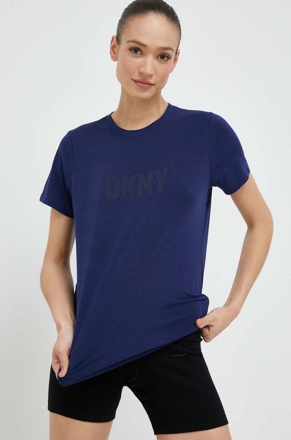 DKNY Majica kratkih rukava Dkny za žene, boja: tamno plava