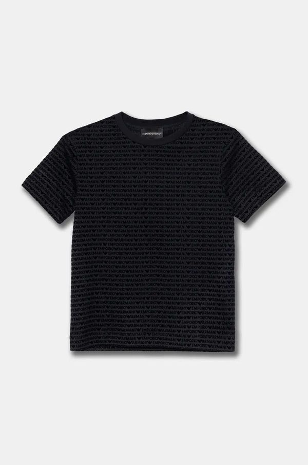 Emporio Armani Majica kratkih rukava Emporio Armani boja: tamno plava, s uzorkom, 6D4TD5 1JOSZ