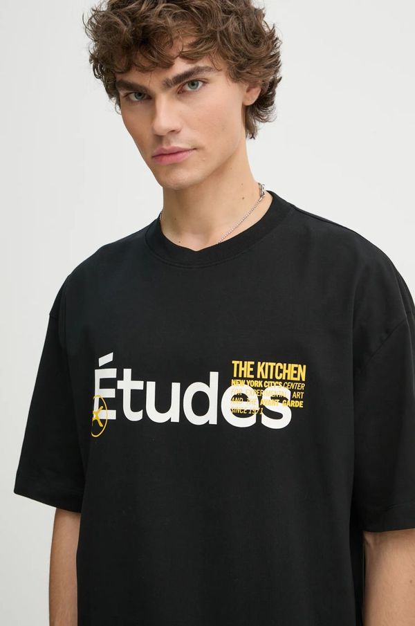 Études Studio Majica kratkih rukava Études Studio za muškarce, boja: crna, s tiskom, H24MCTSH139