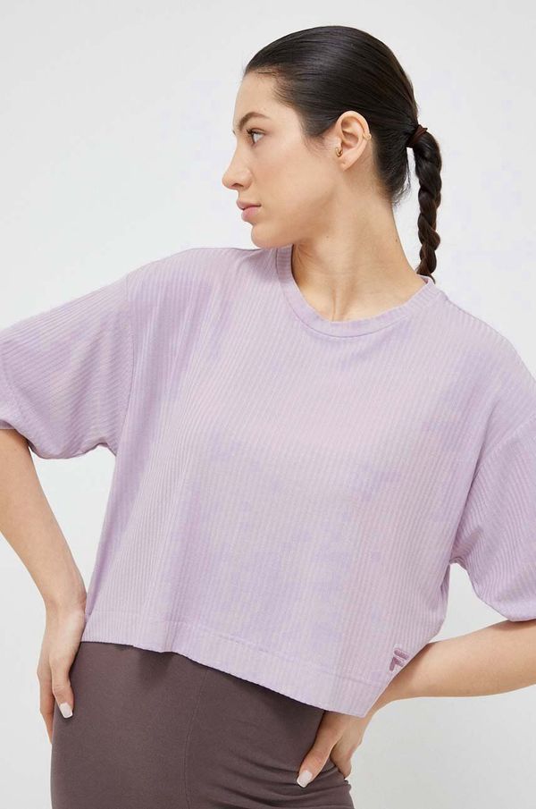 Fila Majica kratkih rukava Fila Campione za žene, boja: ljubičasta