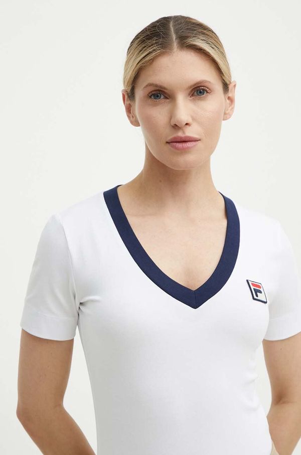 Fila Majica kratkih rukava Fila Ludhiana za žene, boja: bijela, FAW0749