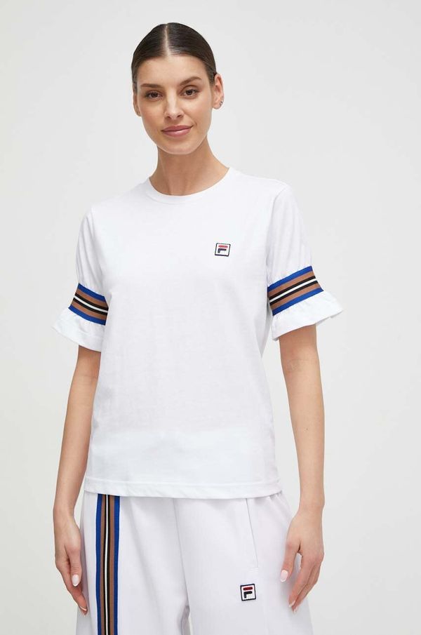 Fila Majica kratkih rukava Fila za žene, boja: bijela
