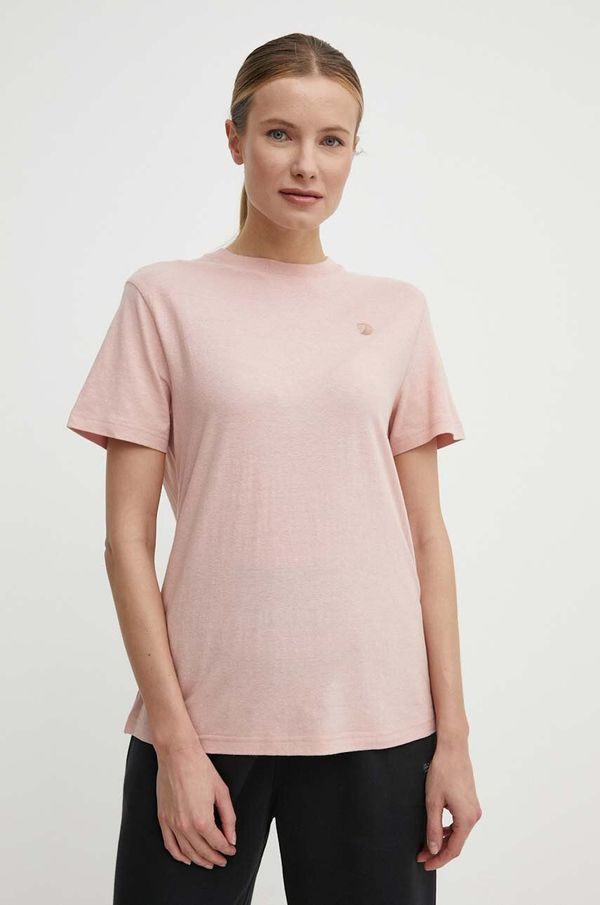 Fjallraven Majica kratkih rukava Fjallraven Hemp Blend T-shirt za žene, boja: ružičasta, F14600163