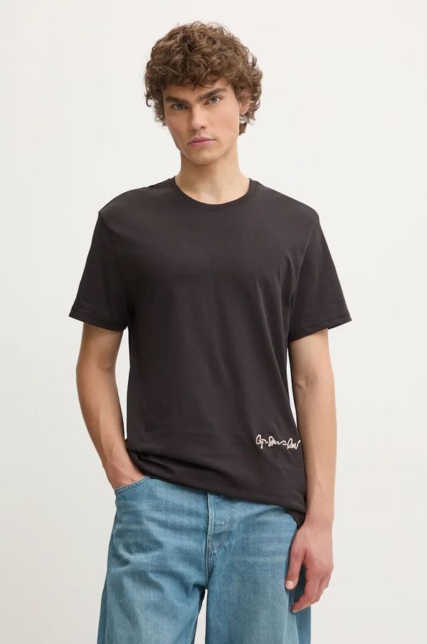 G-Star Raw Majica kratkih rukava G-Star Raw za muškarce, boja: crna, s tiskom, D25087-C506