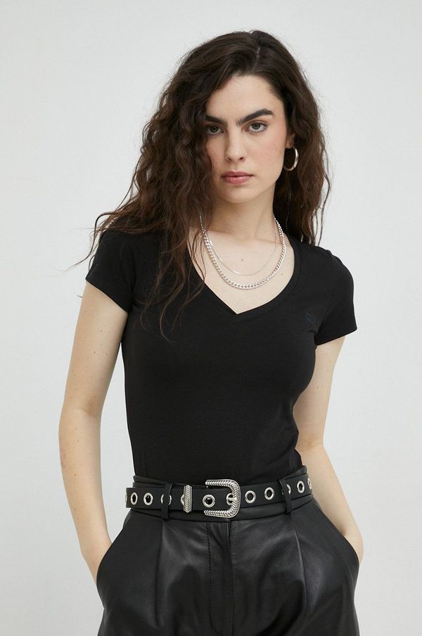 G-Star Raw Majica kratkih rukava G-Star Raw za žene, boja: crna