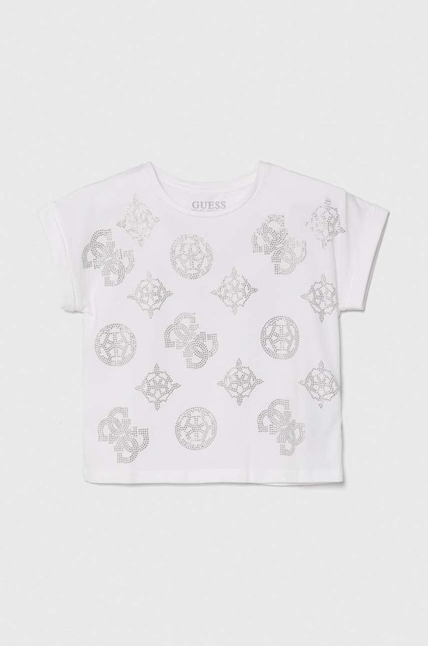 Guess Majica kratkih rukava Guess boja: bijela, J4YI25 K6YW4