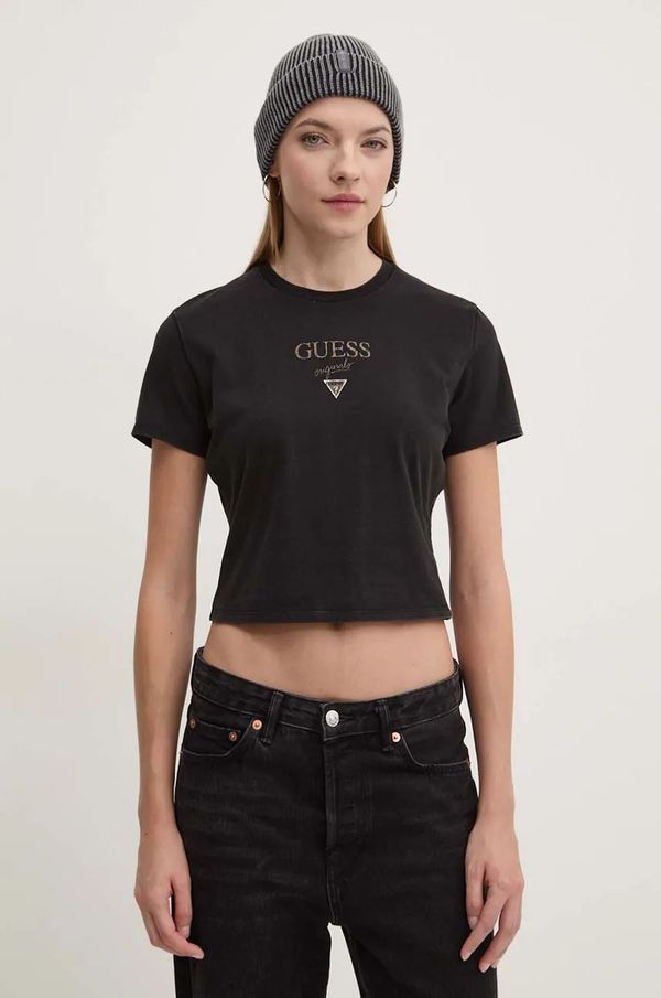 Guess Originals Majica kratkih rukava Guess Originals za žene, boja: crna, W4BI05 J1314