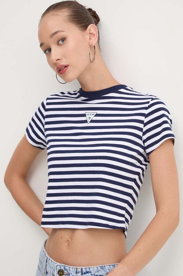 Guess Originals Majica kratkih rukava Guess Originals za žene, boja: tamno plava, W4RI89 J1314