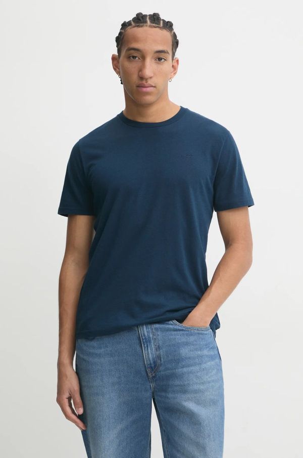 Hollister Co. Majica kratkih rukava Hollister Co. za muškarce, boja: tamno plava, bez uzorka, KI324-4146