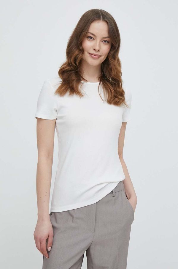 Lauren Ralph Lauren Majica kratkih rukava Lauren Ralph Lauren za žene, boja: bež