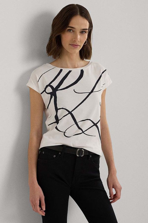 Lauren Ralph Lauren Majica kratkih rukava Lauren Ralph Lauren za žene, boja: bijela, 200748765001