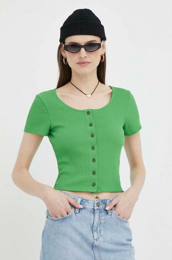Levi's Majica kratkih rukava Levi's za žene, boja: zelena