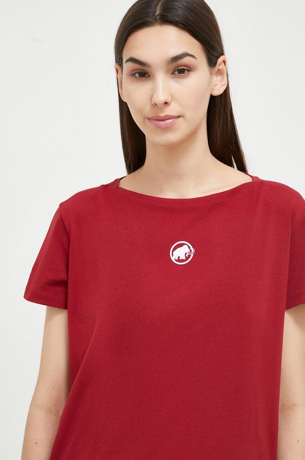 Mammut Majica kratkih rukava Mammut Seon za žene, boja: bordo