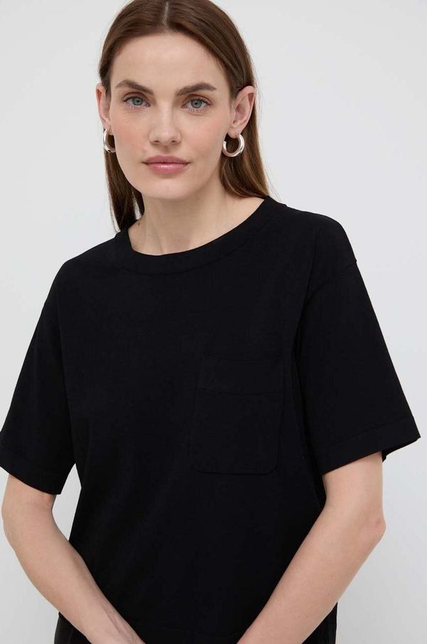 Max Mara Leisure Majica kratkih rukava Max Mara Leisure boja: crna