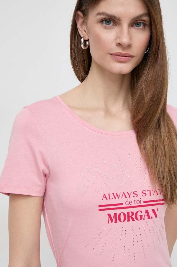 Morgan Majica kratkih rukava Morgan za žene, boja: ružičasta