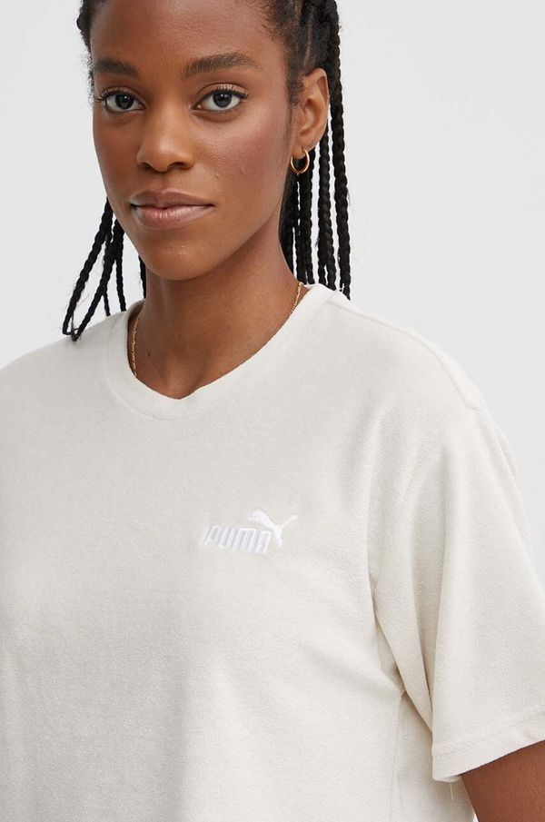 Puma Majica kratkih rukava Puma za žene, boja: bež, 677947