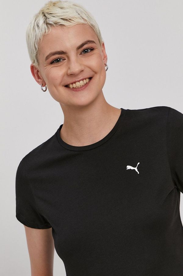 Puma Majica kratkih rukava Puma za žene, boja: crna