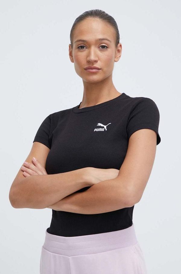Puma Majica kratkih rukava Puma za žene, boja: crna