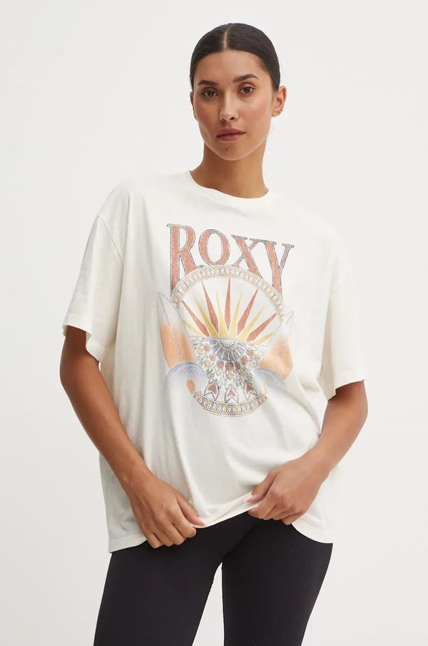 Roxy Majica kratkih rukava Roxy Dreamers Woman za žene, boja: bež, ERJZT05812