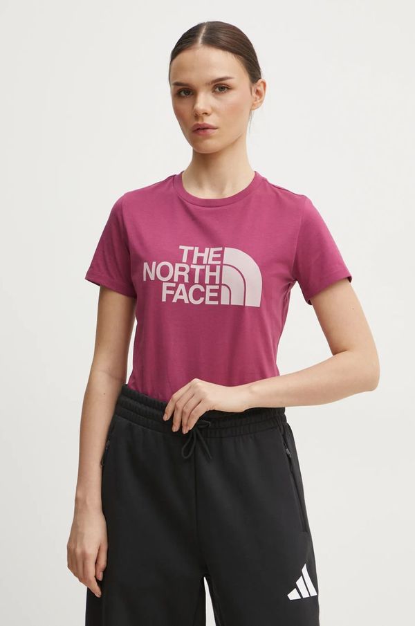 The North Face Majica kratkih rukava The North Face Easy za žene, boja: ružičasta, NF0A8A6D90M1