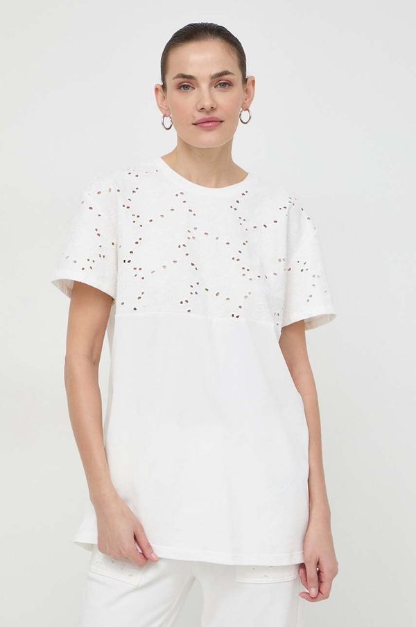 Twinset Majica kratkih rukava Twinset za žene, boja: bijela