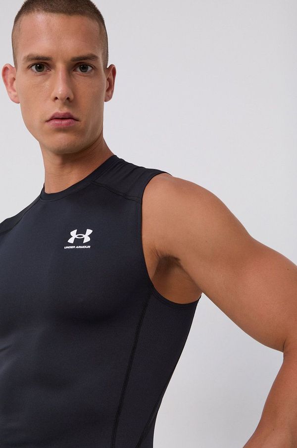 Under Armour Majica kratkih rukava Under Armour za muškarce, boja: crna