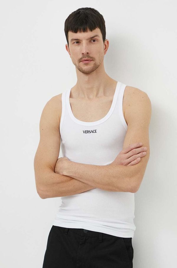 Versace Majica kratkih rukava Versace za muškarce, boja: bijela