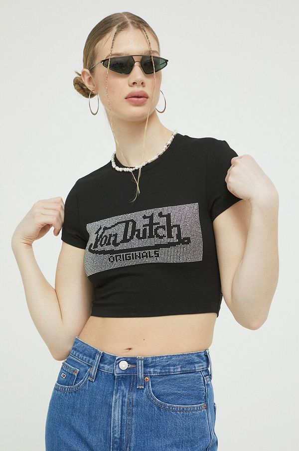 Von Dutch Majica kratkih rukava Von Dutch za žene, boja: crna