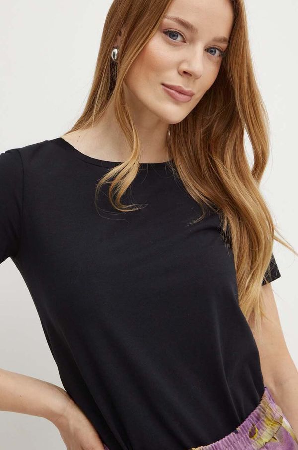 Weekend Max Mara Majica kratkih rukava Weekend Max Mara za žene, boja: crna, 2425976011600