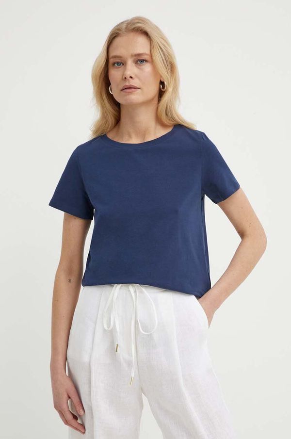 Weekend Max Mara Majica kratkih rukava Weekend Max Mara za žene, boja: tamno plava, 2415971042600