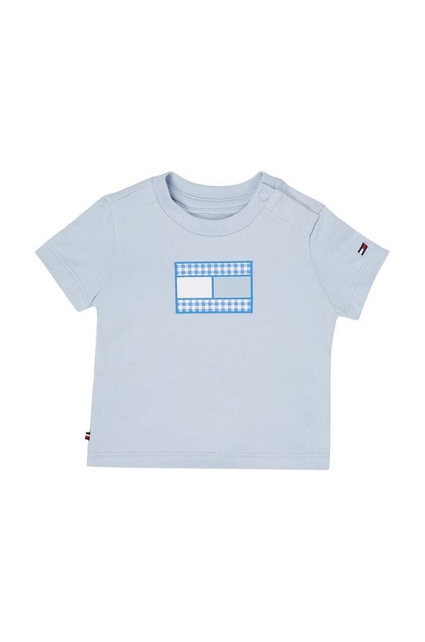 Tommy Hilfiger Majica kratkih rukava za bebe Tommy Hilfiger s tiskom
