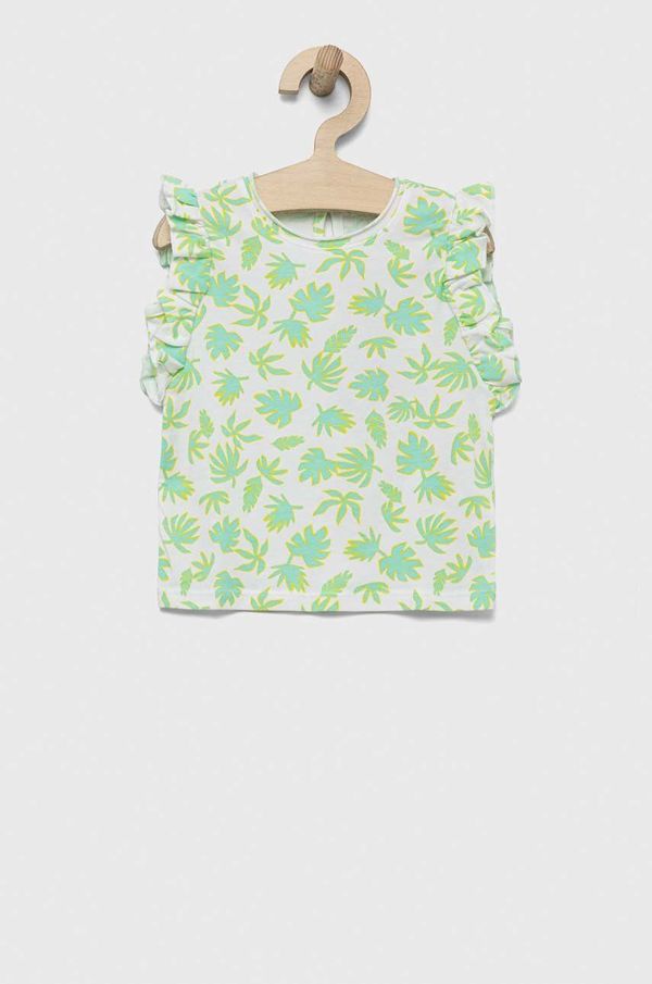 United Colors of Benetton Majica kratkih rukava za bebe United Colors of Benetton boja: zelena