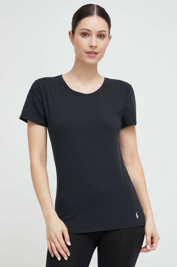 Polo Ralph Lauren Majica kratkih rukava za plažu Polo Ralph Lauren boja: crna