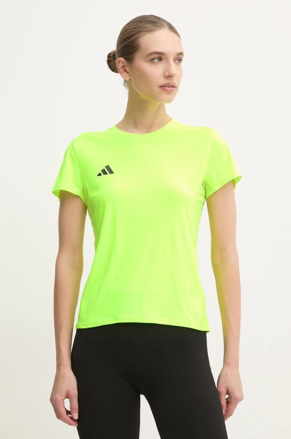 adidas Performance Majica kratkih rukava za trčanje adidas Performance Adizero boja: zelena, IX2837