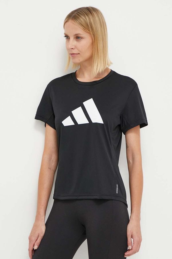 adidas Performance Majica kratkih rukava za trčanje adidas Performance Run It boja: crna