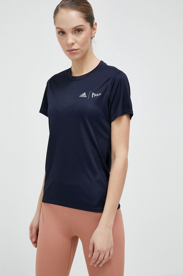 adidas Performance Majica kratkih rukava za trčanje adidas Performance x Parley boja: tamno plava