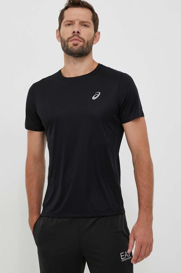 Asics Majica kratkih rukava za trčanje Asics Core boja: crna, glatki model