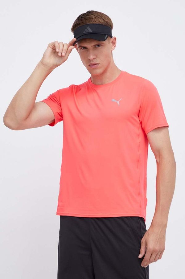 Puma Majica kratkih rukava za trčanje Puma Cloudspun boja: ružičasta, bez uzorka