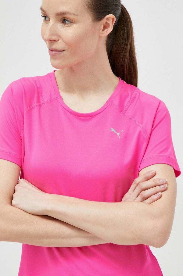 Puma Majica kratkih rukava za trčanje Puma Cloudspun boja: ružičasta