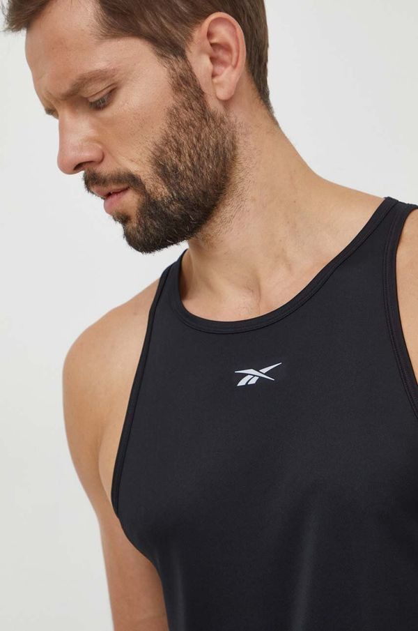 Reebok Majica kratkih rukava za trčanje Reebok boja: crna