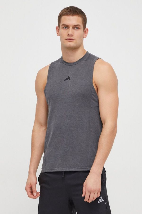adidas Performance Majica kratkih rukava za trening adidas Performance D4T boja: siva