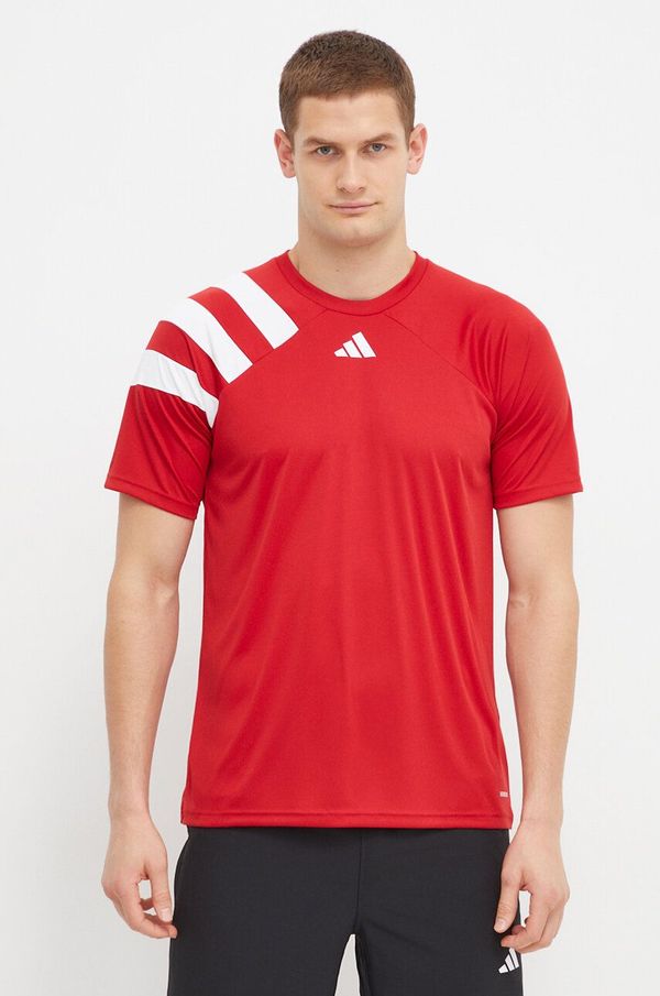 adidas Performance Majica kratkih rukava za trening adidas Performance Fortore 23 boja: crvena, s aplikacijom