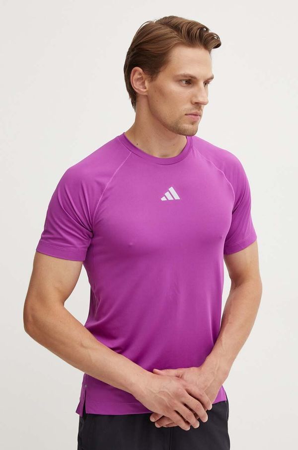 adidas Performance Majica kratkih rukava za trening adidas Performance Gym+ boja: ljubičasta, bez uzorka, IW8372