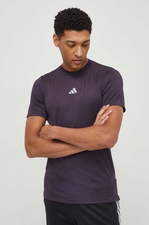 adidas Performance Majica kratkih rukava za trening adidas Performance HIIT boja: ljubičasta, bez uzorka