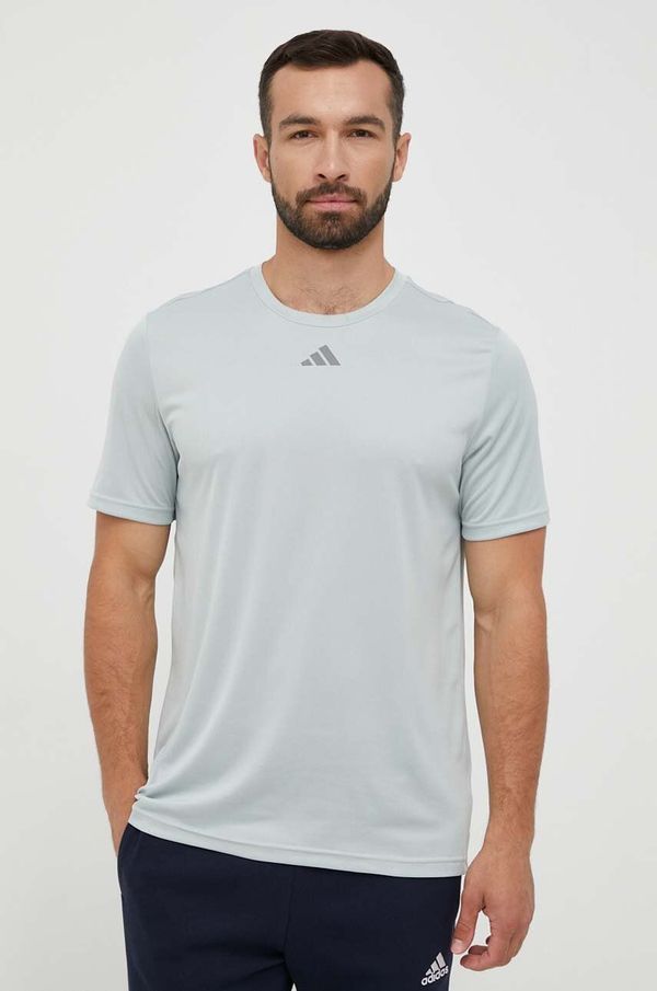 adidas Performance Majica kratkih rukava za trening adidas Performance HIIT SLG boja: zelena, s tiskom