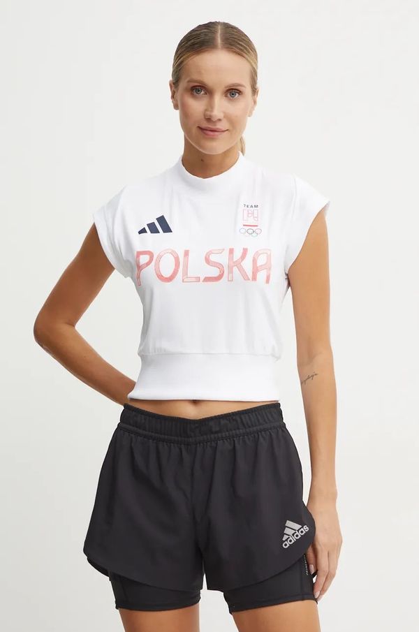 adidas Performance Majica kratkih rukava za trening adidas Performance Olympic boja: bijela, JF6670